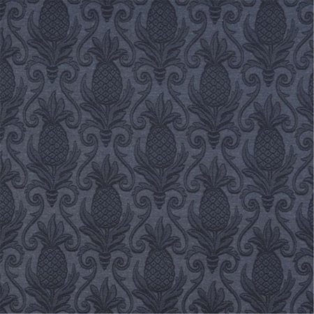 Finefabrics 54 in. Wide Blue, Pineapple Jacquard Woven Upholstery Grade Fabric FI60022